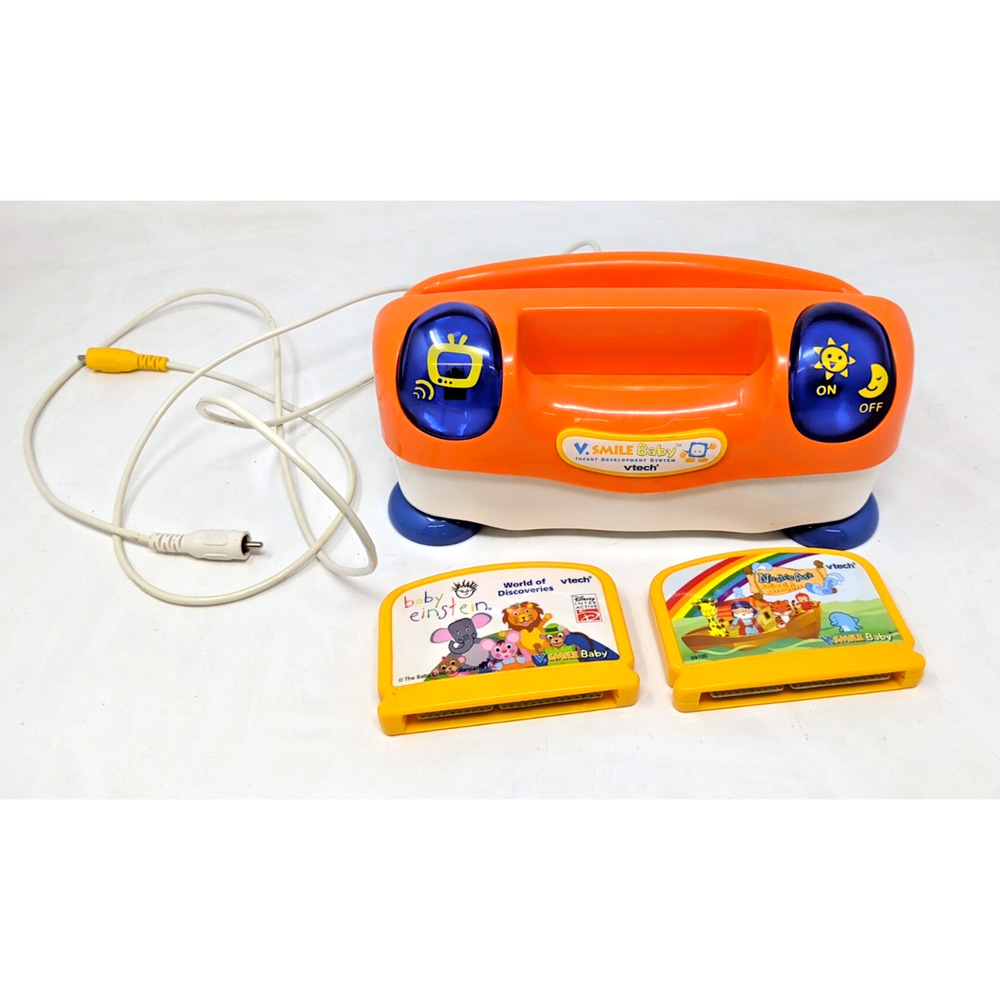 vtech V.Smile Baby Infant Development System 2006 with 2 Game - (9-36 months)